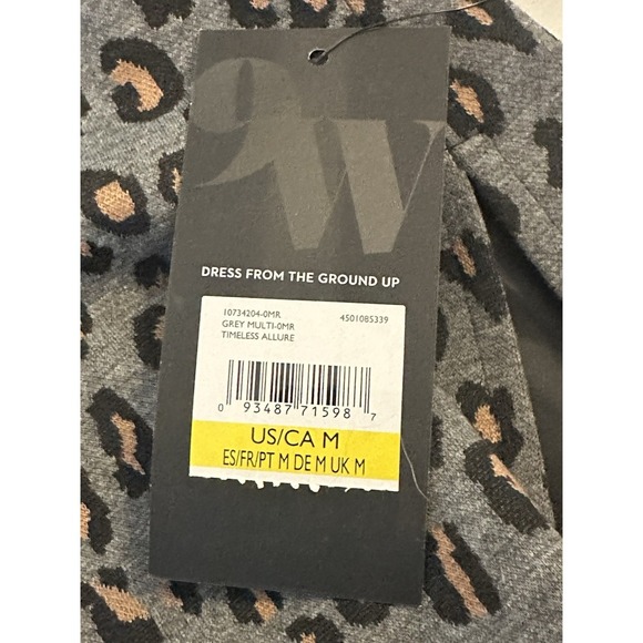 Nine West Animal Leopard Minimalist Print Jacket Coat, Career Blazer, NWT - Picture 5 of 8